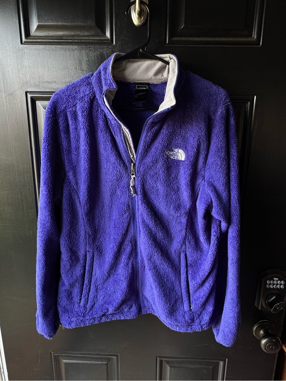 The North Face Purple Full-Zip Womens Fleece Jacket